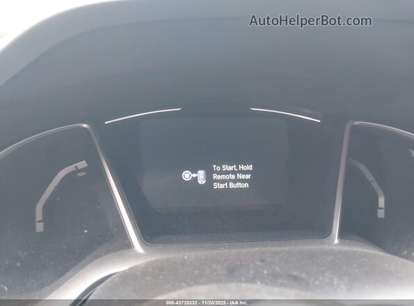 2HGFC2F82LH542227 2020 HONDA CIVIC White Widok tylnych siedzeń