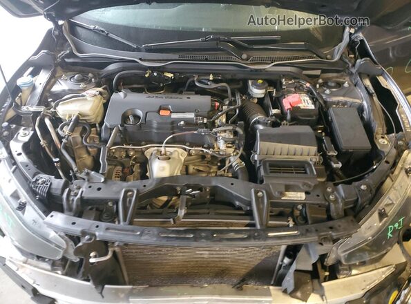 2HGFC2F86MH538411 2021 HONDA CIVIC Gray უკანა სალონის ხედი