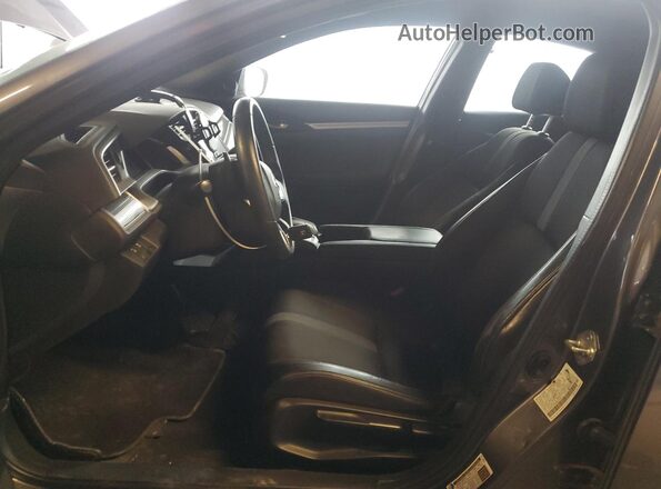 2HGFC2F86MH538411 2021 HONDA CIVIC Gray წინა სალონის ხედი