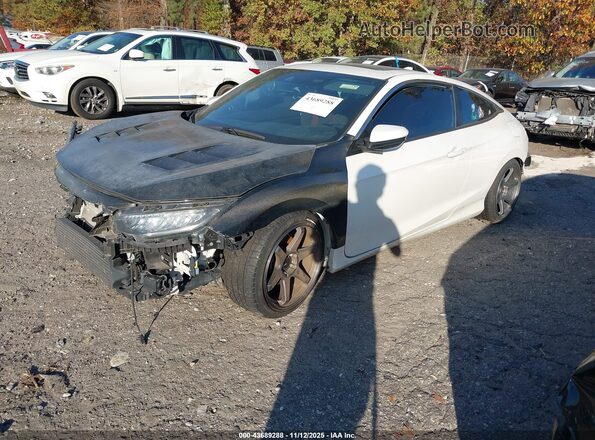 2HGFC3A55LH752159 2020 HONDA CIVIC SI Белый Передняя левая четверть