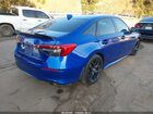 2022 Honda Civic Si Sedan Синий vin: 2HGFE1E50NH473908