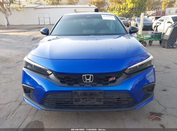 2HGFE1E50NH473908 2022 HONDA CIVIC SI Синий Вид щитка приборов