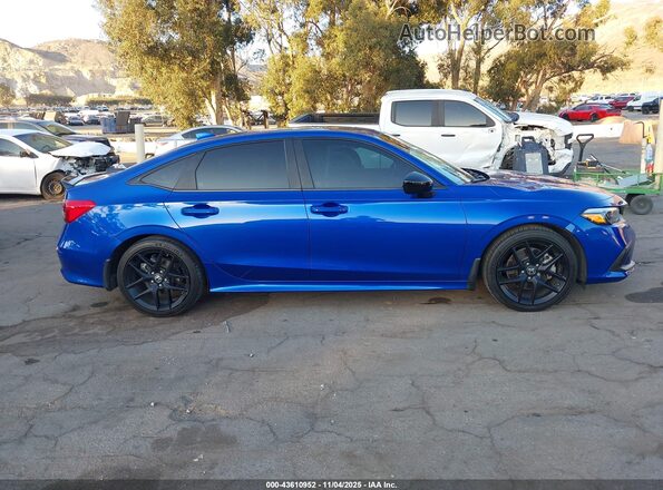 2HGFE1E50NH473908 2022 HONDA CIVIC SI Синий Вид задней части салона