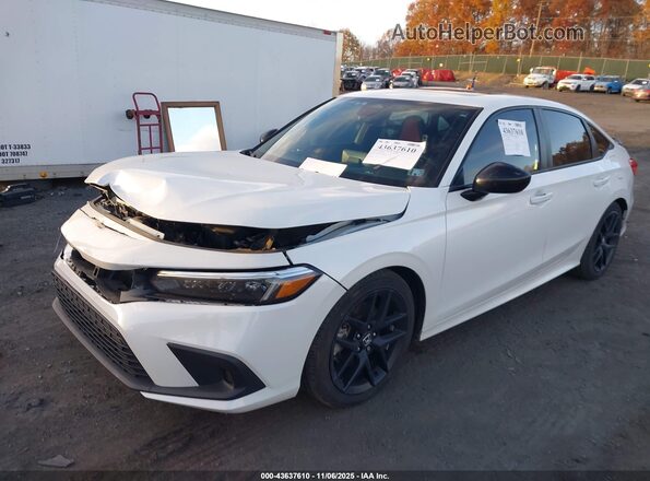 2HGFE1E50PH470686 2023 HONDA CIVIC SI Белый Передняя левая четверть