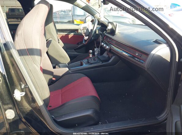 2HGFE1E54NH476018 2022 HONDA CIVIC SI Черный Вид салона спереди