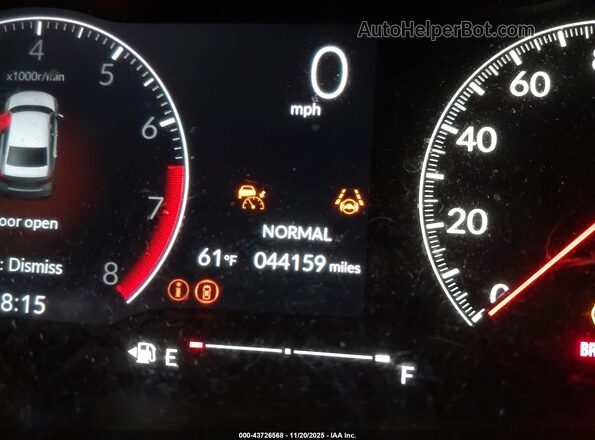 2HGFE1E58RH473547 2024 HONDA CIVIC SI Черный Вид задних сидений