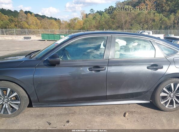 2HGFE1F77RH341122 2024 HONDA CIVIC Gray Widok wnętrza 360 stopni