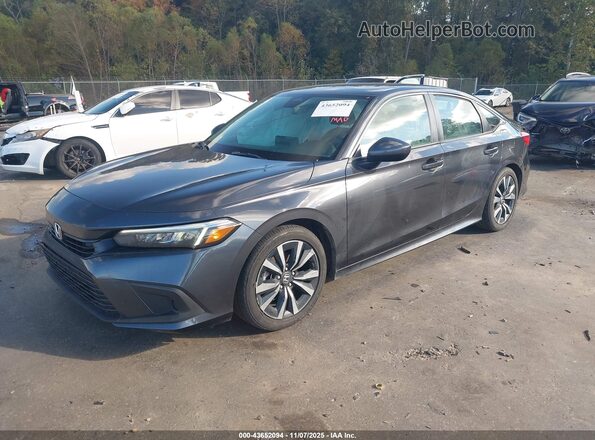 2HGFE1F77RH341122 2024 HONDA CIVIC Gray Przód lewy