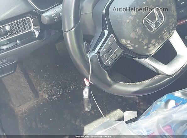 2HGFE1F93NH321705 2022 HONDA CIVIC Light Blue Вид панели приборов