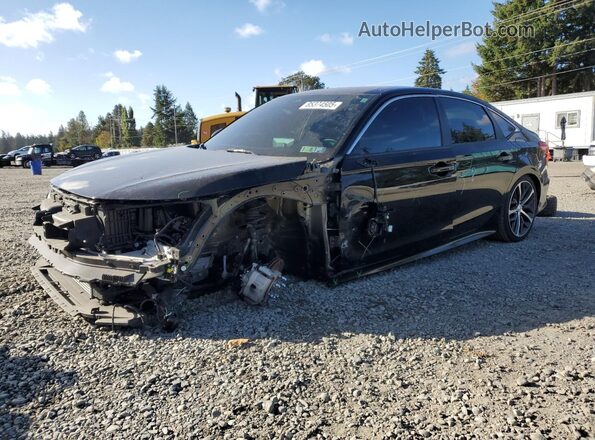 2HGFE1F9XRH321593 2024 HONDA CIVIC Черный Передняя левая четверть