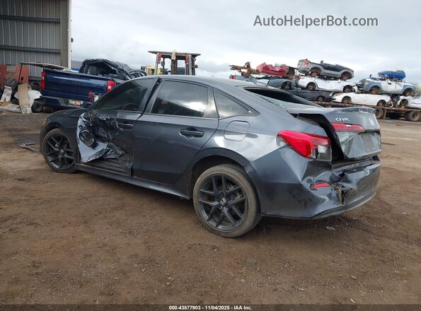 2HGFE2F53NH549917 2022 HONDA CIVIC Серый Задняя левая четверть
