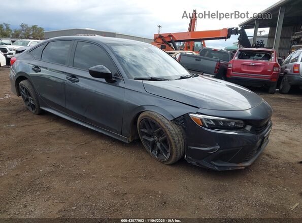 2HGFE2F53NH549917 2022 HONDA CIVIC Серый Передняя правая четверть