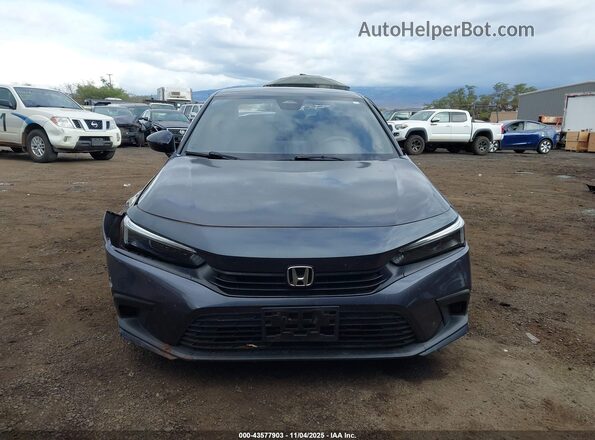 2HGFE2F53NH549917 2022 HONDA CIVIC Серый Вид щитка приборов