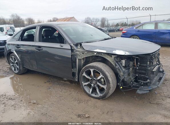 2HGFE4F80SH318264 2025 HONDA CIVIC HYBRID Gray Przód prawy