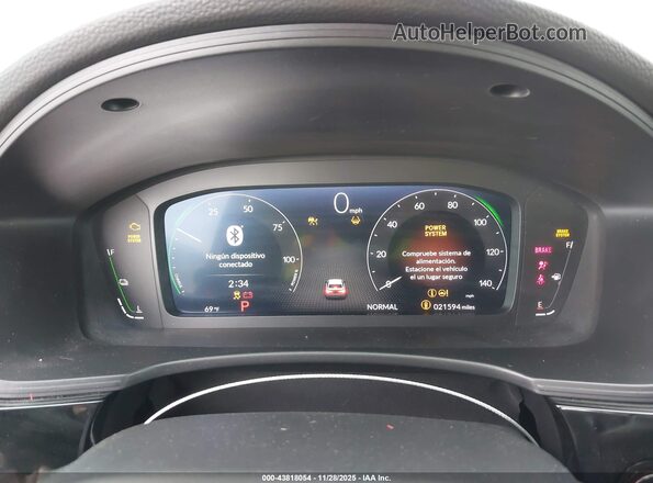 2HGFE4F81SH300243 2025 HONDA CIVIC HYBRID Red Widok tylnych siedzeń