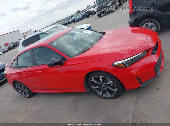 2HGFE4F81SH300243 2025 HONDA CIVIC HYBRID Red Widok wnętrza z tyłu