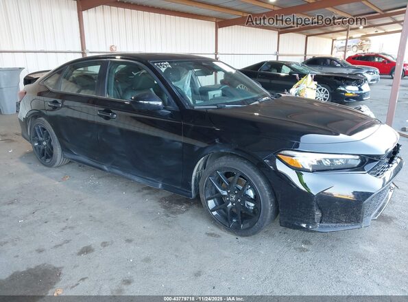 2HGFE4F82SH348835 2025 HONDA CIVIC HYBRID Black Front right