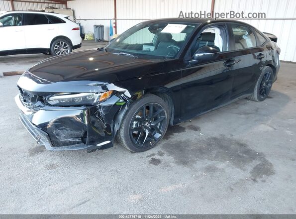 2HGFE4F82SH348835 2025 HONDA CIVIC HYBRID Black Front left