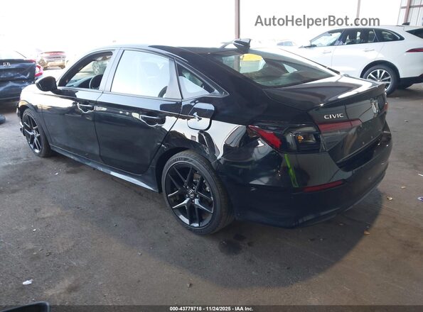 2HGFE4F82SH348835 2025 HONDA CIVIC HYBRID Black Rear left