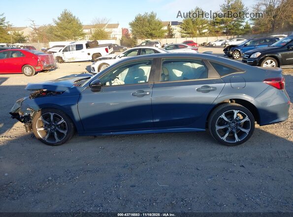 2HGFE4F89TH305871 2026 HONDA CIVIC HYBRID Синий Панорамный вид салона 360°