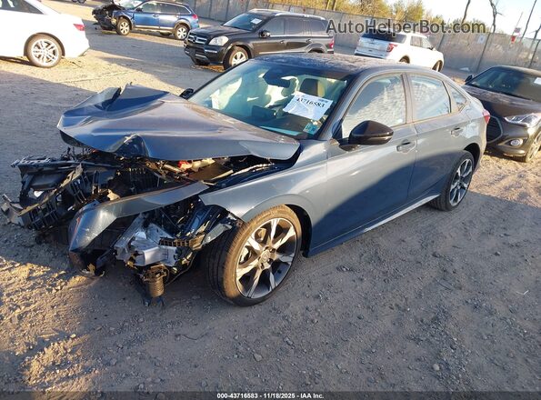 2HGFE4F89TH305871 2026 HONDA CIVIC HYBRID Синий Передняя левая четверть