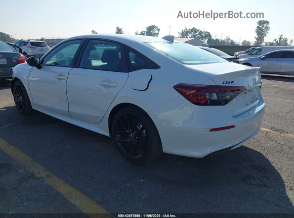 2HGFE4F8XTH311632 2026 HONDA CIVIC HYBRID Белый Задняя левая четверть