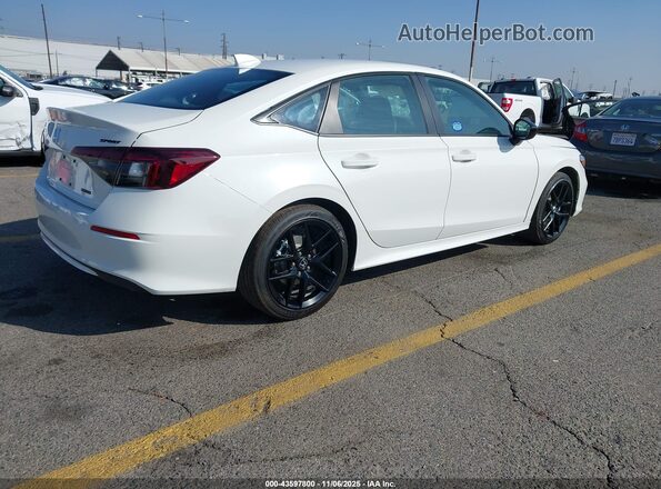 2HGFE4F8XTH311632 2026 HONDA CIVIC HYBRID Белый Задняя правая четверть