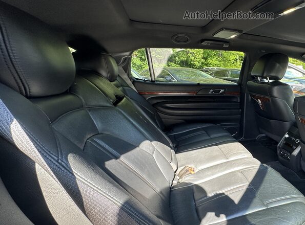 2LMHJ5NK7JBL02473 2018 LINCOLN MKT Black Widok tylnych siedzeń