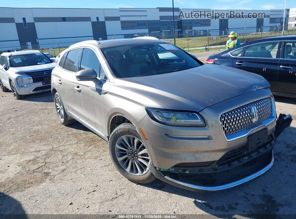 2LMPJ6J90MBL14022 2021 LINCOLN NAUTILUS Brown Передня права чверть