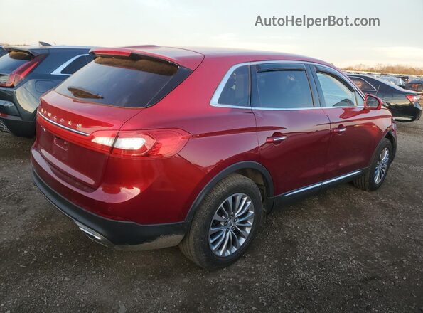 2LMPJ6KR2JBL22343 2018 LINCOLN MKX Red Tył prawy