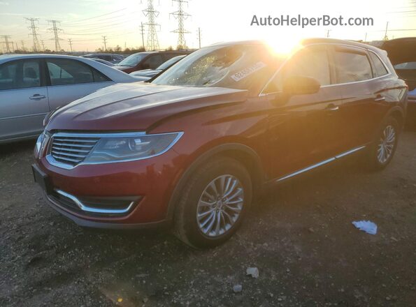 2LMPJ6KR2JBL22343 2018 LINCOLN MKX Red Przód lewy