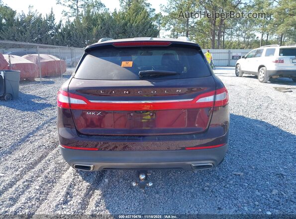 2LMPJ6LR3JBL43183 2018 LINCOLN MKX Burgundy 