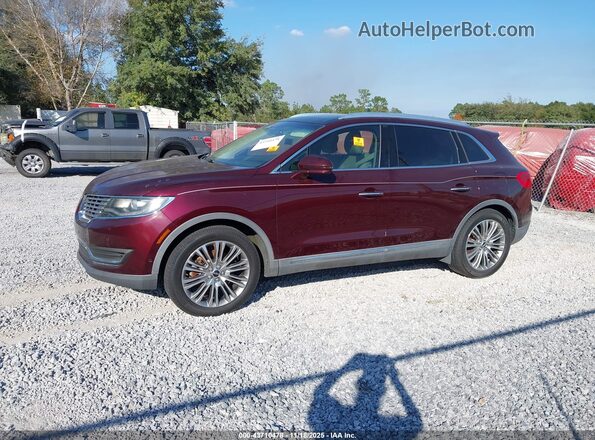 2LMPJ6LR3JBL43183 2018 LINCOLN MKX Burgundy Vista interior de 360 grados