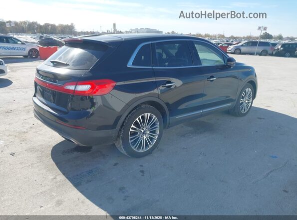 2LMPJ6LR9JBL23777 2018 LINCOLN MKX Черный Задняя правая четверть