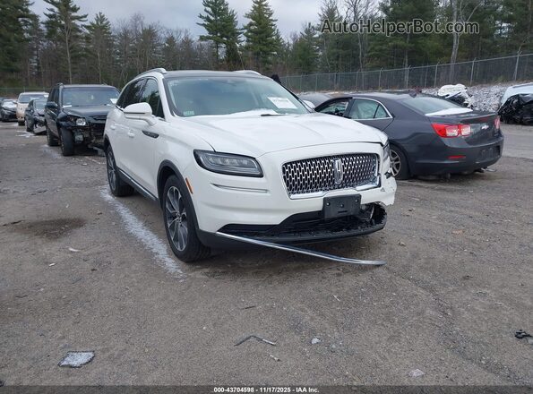 2LMPJ8K90MBL16170 2021 LINCOLN NAUTILUS White Передня права чверть