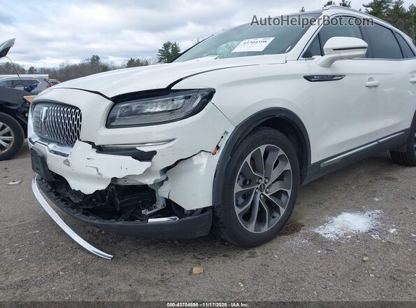 2LMPJ8K90MBL16170 2021 LINCOLN NAUTILUS White Вид спереду