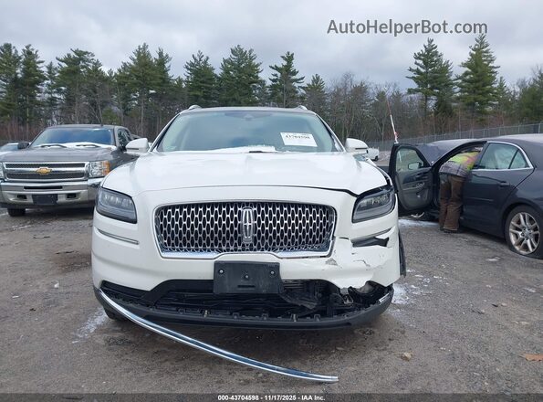 2LMPJ8K90MBL16170 2021 LINCOLN NAUTILUS White Вид щитка приладів