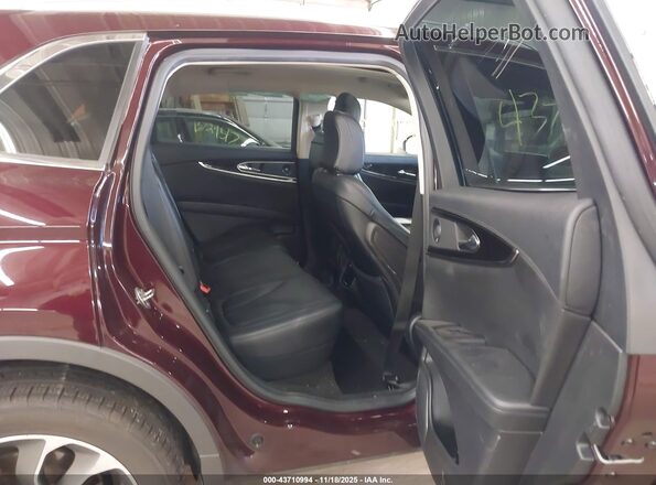 2LMPJ8K91MBL04741 2021 LINCOLN NAUTILUS Maroon Widok naklejki z numerem VIN