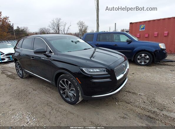 2LMPJ8K9XMBL13728 2021 LINCOLN NAUTILUS Black Przód prawy