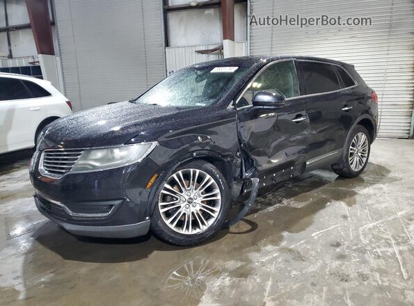 2LMPJ8LR9JBL12614 2018 LINCOLN MKX Черный Передняя левая четверть