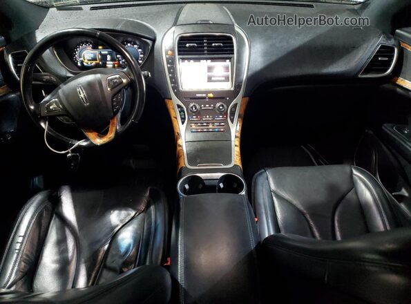2LMPJ8LR9JBL12614 2018 LINCOLN MKX Черный Вид панели приборов