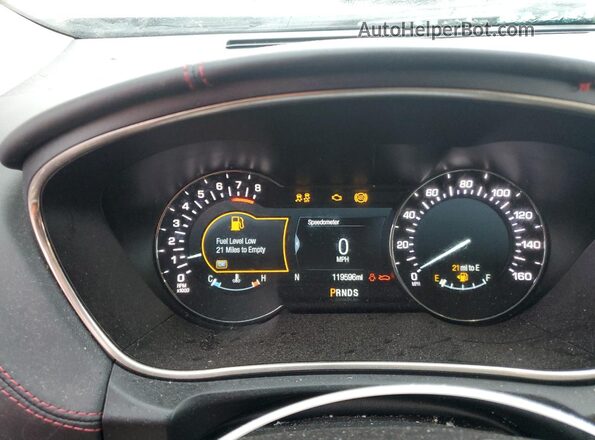 2LMPJ9JP2JBL26068 2018 LINCOLN MKX Black Widok zestawu wskaźników