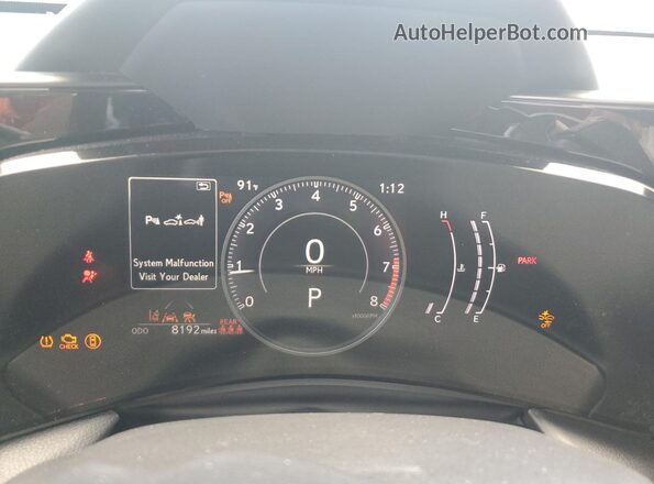 2T2ADCAZ8SC022548 2025 LEXUS NX Tan ხელსაწყოთა პანელის ხედი