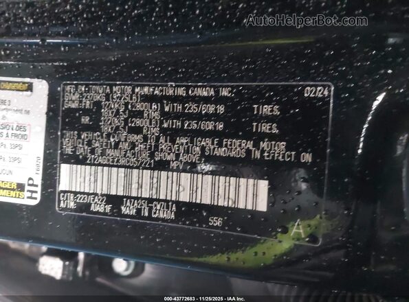 2T2AGCEZ3RC057221 2024 LEXUS NX 350 Черный Вид подкапотного пространства