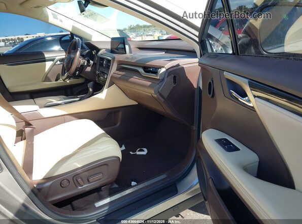 2T2AZMAA2LC165451 2020 LEXUS RX 350 Silver Widok wnętrza z przodu