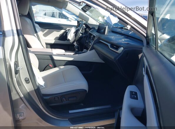 2T2AZMAA4MC198047 2021 LEXUS RX 350 Silver Widok wnętrza z przodu