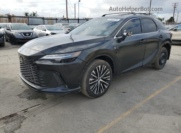 2T2BAMBA4PC019424 2023 LEXUS RX Black Առջևի ձախ երեք քառորդ տեսարան