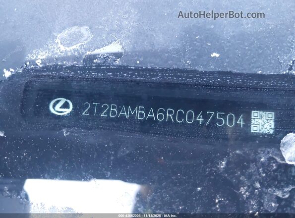 2T2BAMBA6RC047504 2024 LEXUS RX 350 Black Engine compartment view