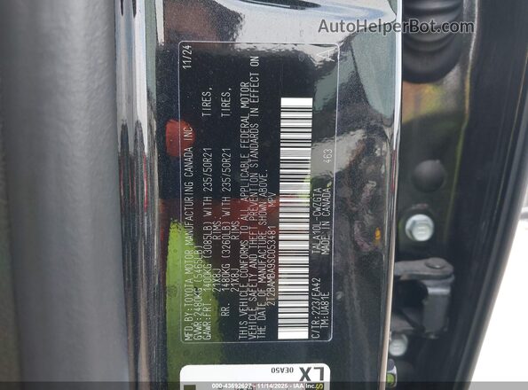 2T2BAMBA9SC053481 2025 LEXUS RX 350 Black Engine compartment view