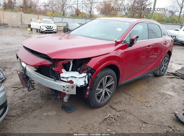 2T2BAMBAXSC064330 2025 LEXUS RX 350 Red Առջևի ձախ երեք քառորդ տեսարան